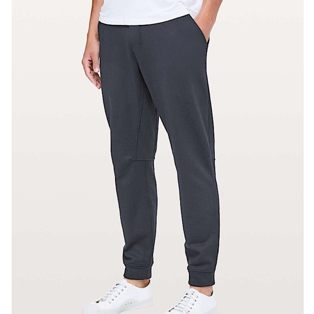 Lululemon Athletica City Sweat Joggers  Size Small 29” Thermo Fleece Navy Blue